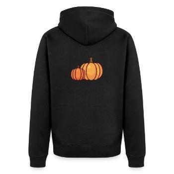 Citrouilles - Veste à capuche bio Premium Unisexe - noir - Dos - Nico (187cm)