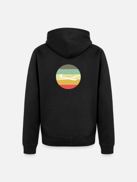 Glider | Glider Aviation Pilot Gift - Unisex Premium Organic Zip Hoodie - black