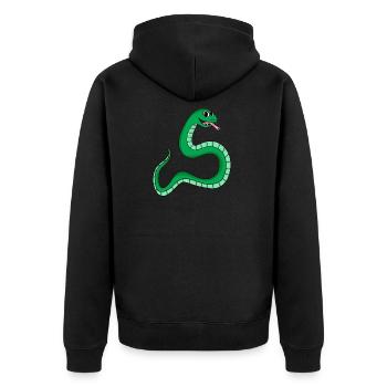 Serpent - Veste à capuche bio Premium Unisexe - noir - Dos - Nico (187cm)