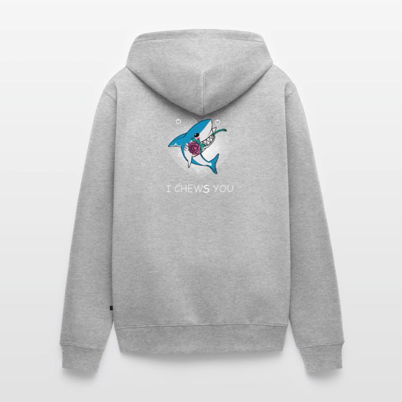 Ich kaut Sie Freund oder Freundin Geschenk Unisex Premium Bio Zip Hoodie