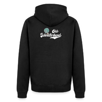 Ping-ping-congs de tennis de table - Veste à capuche bio Premium Unisexe - noir - Dos - Nico (187cm)
