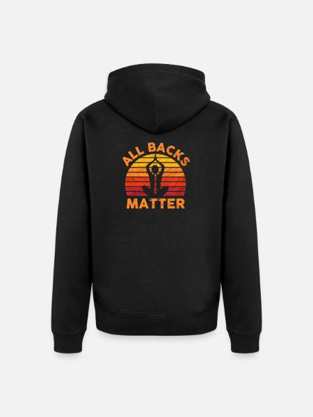 Physiotherapy Physiotherapist Therapist - Unisex Premium Organic Zip Hoodie - black