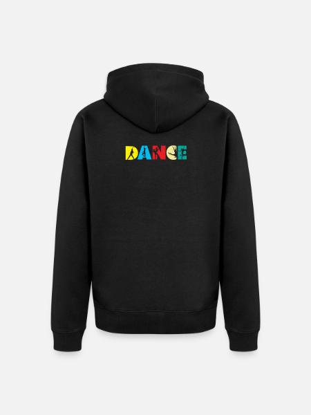 Danse danseuse danseuse danse école de danse - Veste à capuche bio Premium Unisexe - noir