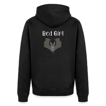 Pyjama pyjama pyjama chauve-souris Bedgirl - Veste à capuche bio Premium Unisexe - noir - Dos - Nico (187cm)