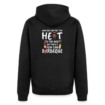 BBq Grill Grillmeister Steak Barbecue Cadeau - Veste à capuche bio Premium Unisexe - noir - Dos - Nico (187cm)