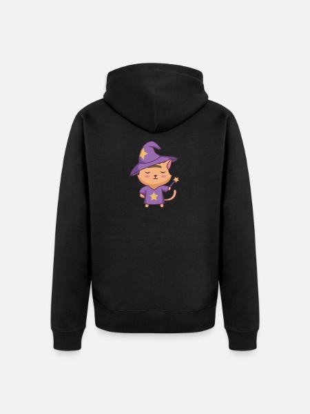 Fantasy Board Game - Unisex Premium Organic Zip Hoodie - black