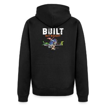 FPV Drone Pilot Freestyle & Racing Gift - Veste à capuche bio Premium Unisexe - noir - Dos - Nico (187cm)