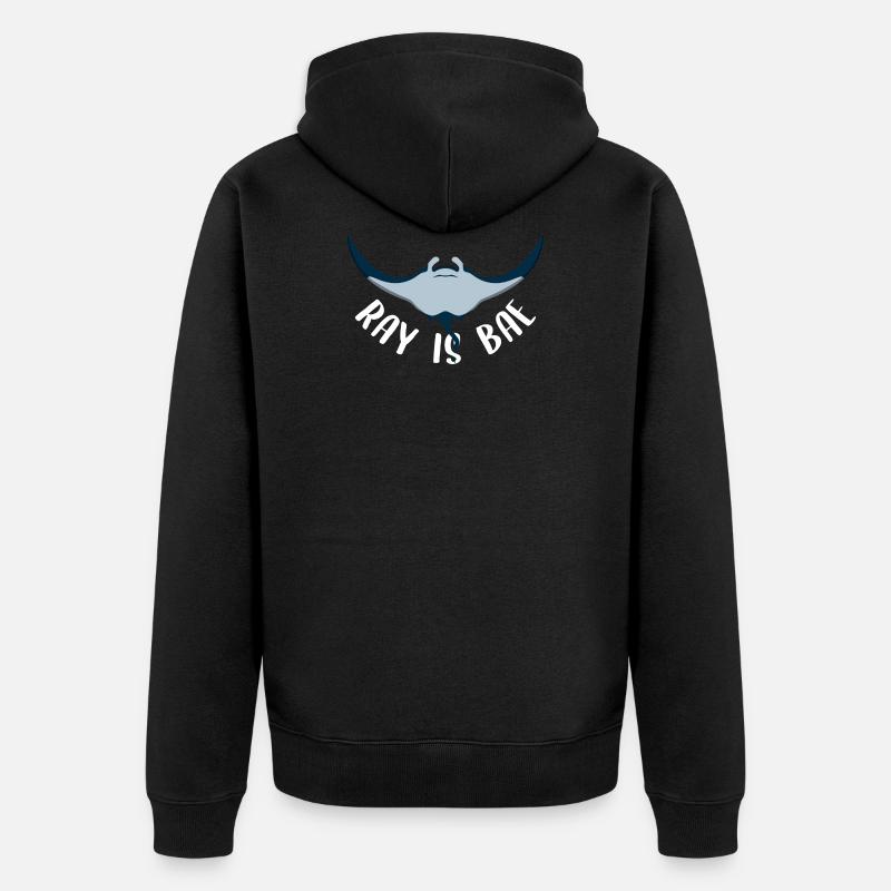 Rae est Bae - Veste à capuche bio Premium Unisexe - noir