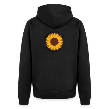Le soleil se lèvera, nous essaierons à nouveau Santé mentale - Veste à capuche bio Premium Unisexe - noir - Dos - Nico (187cm)