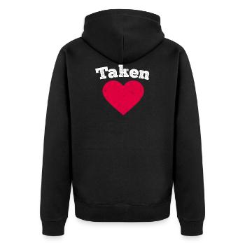 taken, valentine's day gifts, valentine's day 2021 - Veste à capuche bio Premium Unisexe - noir - Dos - Nico (187cm)