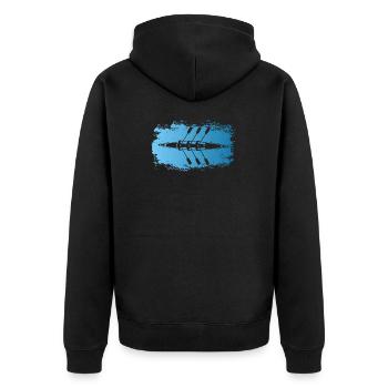 Ramer - Veste à capuche bio Premium Unisexe - noir - Dos - Nico (187cm)