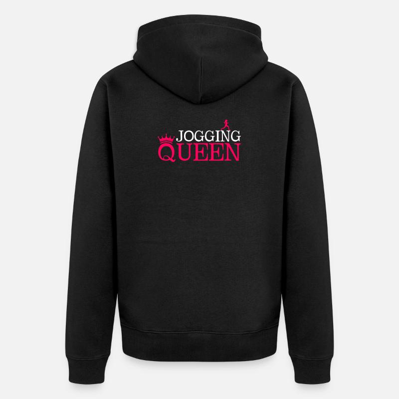 Jogging Queen - Veste à capuche bio Premium Unisexe - noir