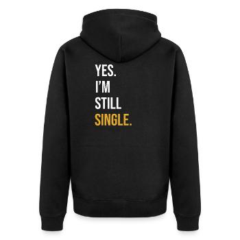Single Sort Single Day Cadeau - Veste à capuche bio Premium Unisexe - noir - Dos - Nico (187cm)
