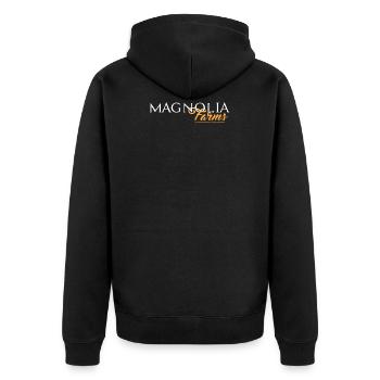 Magnolia Farms Waco Texas cadeau - Veste à capuche bio Premium Unisexe - noir - Dos - Nico (187cm)