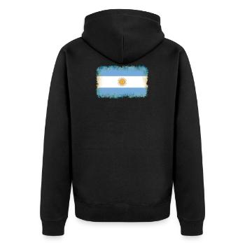 Argentine - Veste à capuche bio Premium Unisexe - noir - Dos - Nico (187cm)