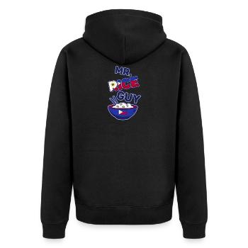 Filipino Riz Filipina Pinoy Philippines cadeau - Veste à capuche bio Premium Unisexe - noir - Dos - Nico (187cm)