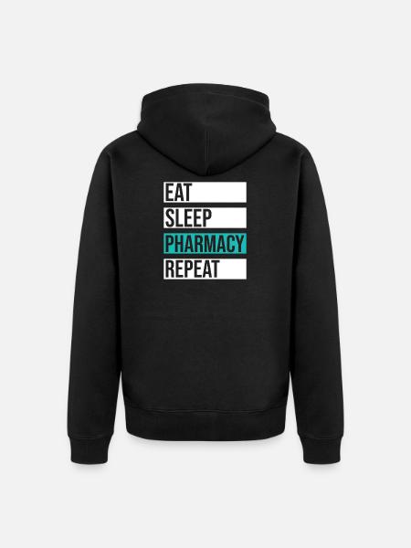 Pharmacies de cadeaux - Veste à capuche bio Premium Unisexe - noir