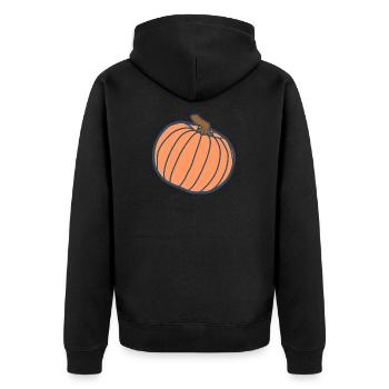 Citrouille - Veste à capuche bio Premium Unisexe - noir - Dos - Nico (187cm)
