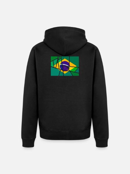 Brésil - Veste à capuche bio Premium Unisexe - noir