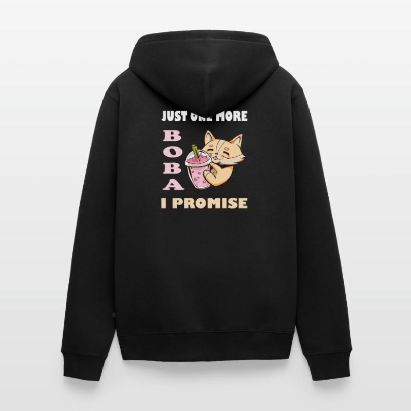 Bubble Tee Bubble Tea Bubble Tea Geschenk Unisex Premium Bio Zip Hoodie