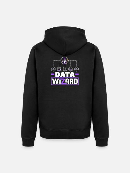 Datenanalyse Datenassistent Engineering Business - Unisex Premium Bio Zip Hoodie - Schwarz
