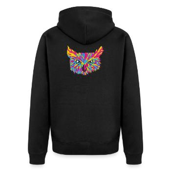 Pansexual Stolz Drôle de couleurs de design de PANSEXUAL - Veste à capuche bio Premium Unisexe - noir - Dos - Nico (187cm)