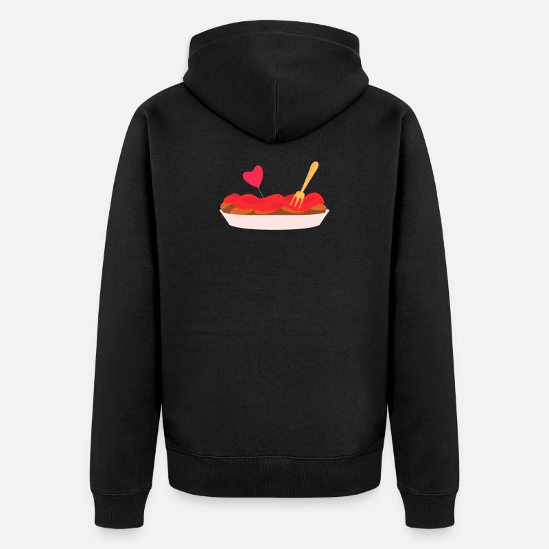 Currywurst - Unisex Premium Bio Zip Hoodie - Schwarz