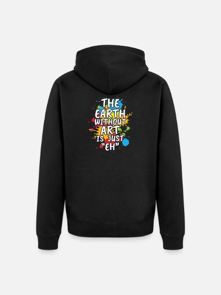 La Terre Sans-100 - Veste à capuche bio Premium Unisexe - noir