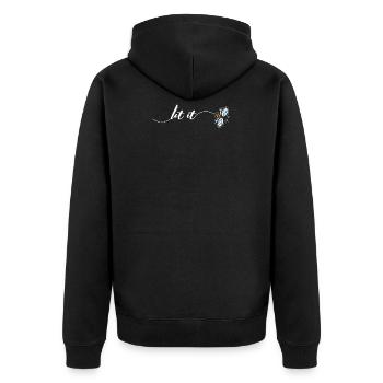 Abeille - Veste à capuche bio Premium Unisexe - noir - Dos - Nico (187cm)