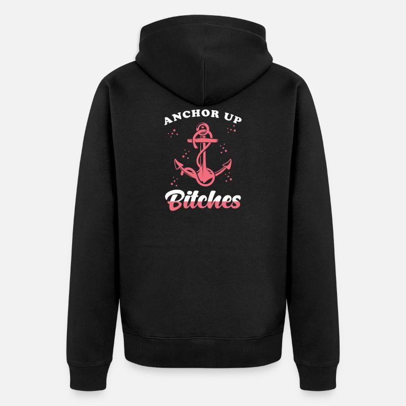 Anker Jeu de mots - Veste à capuche bio Premium Unisexe - noir