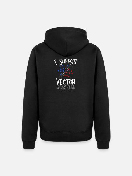 Machine Learning-Geschenk für einen - Unisex Premium Bio Zip Hoodie - Schwarz