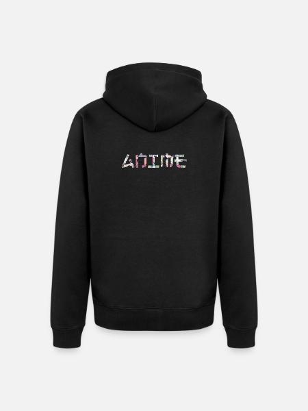 Anime - Veste à capuche bio Premium Unisexe - noir