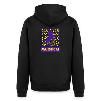 Majestic Af - Veste à capuche bio Premium Unisexe - noir - Dos - Nico (187cm)