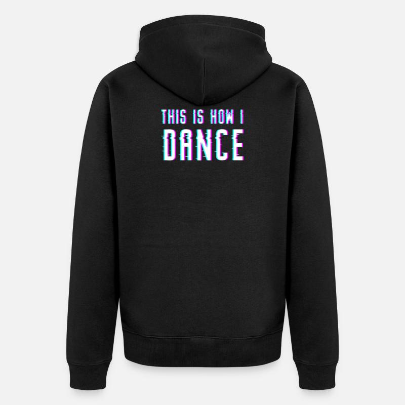Raver - Unisex Premium Bio Zip Hoodie - Schwarz