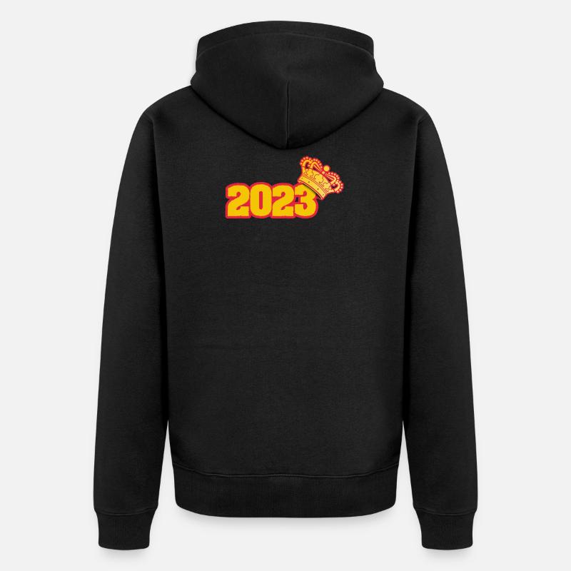 2023 - Veste à capuche bio Premium Unisexe - noir