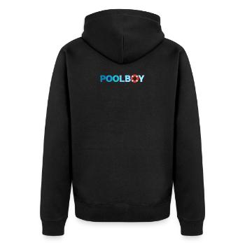 Poolboy sauveteur maître-nageur - Veste à capuche bio Premium Unisexe - noir - Dos - Nico (187cm)