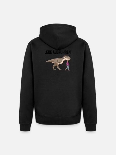Informatiker Programmierer Sprüche - Unisex Premium Bio Zip Hoodie - Schwarz