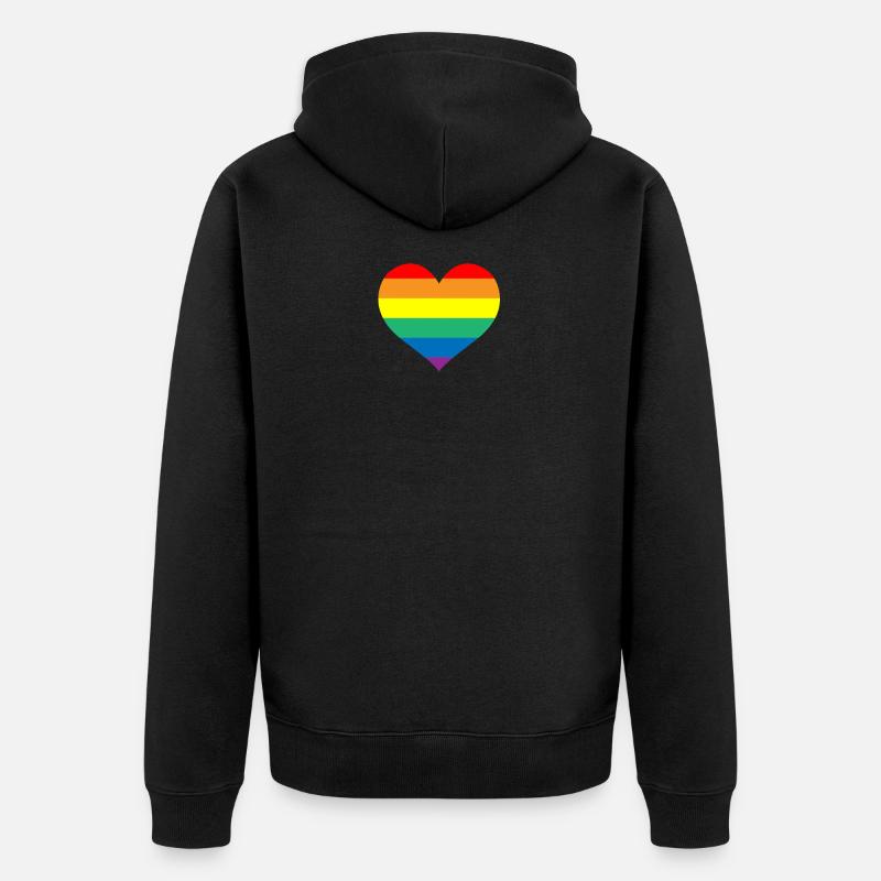 CSD - Unisex Premium Bio Zip Hoodie - Schwarz