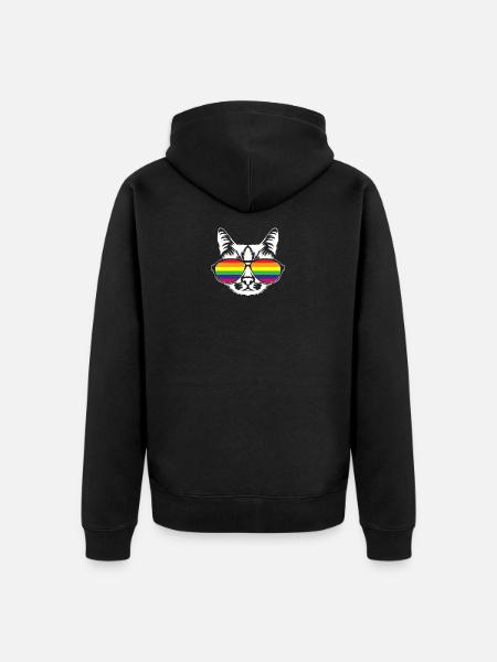 Rainbow Kleidung LGBT Mann LGBTQ Gay Pride Outfit - Ekologisk premiumluvjack unisex - svart