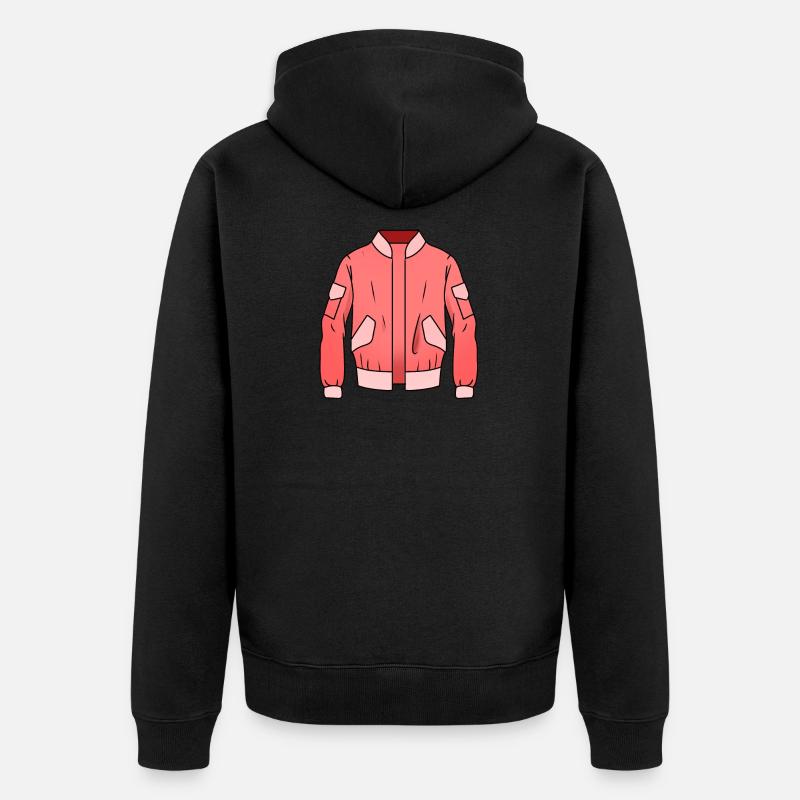Veste - Veste à capuche bio Premium Unisexe - noir