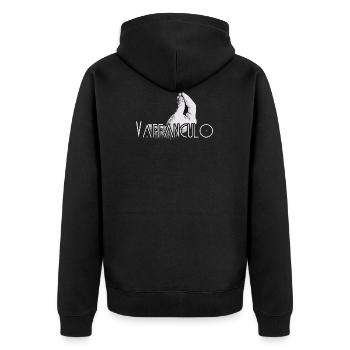 Vaffanculo Italienisch Italiener Italien Lustig - Unisex Premium Bio Zip Hoodie - Schwarz - Hinten - Nico (187cm)