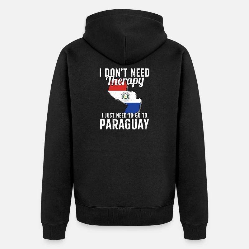 Paraguay flag I Paraguay Souvenirs - Veste à capuche bio Premium Unisexe - noir