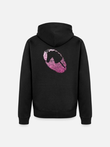 Hobby Horse - Unisex Premium Organic Zip Hoodie - black