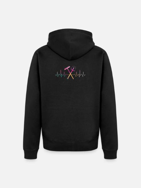 gardener - Unisex Premium Organic Zip Hoodie - black