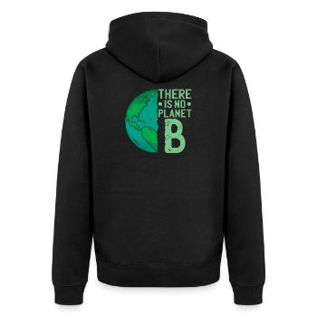 There is no Planet B - Veste à capuche bio Premium Unisexe - noir - Dos - Nico (187cm)