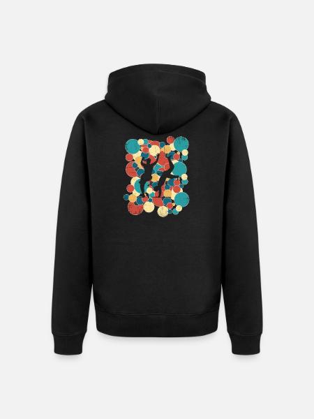 Capoeira - Unisex Premium Organic Zip Hoodie - black