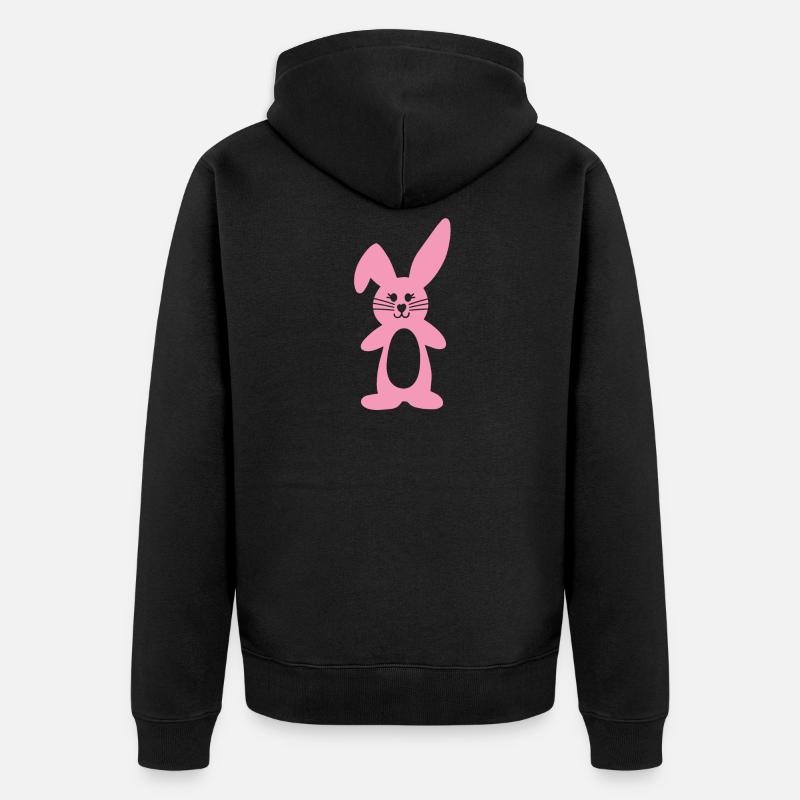 8 01 - Veste à capuche bio Premium Unisexe - noir