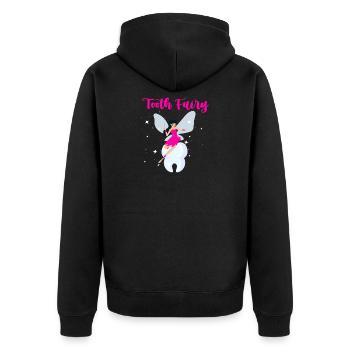 Tooth Fairy - Cadeau - Veste à capuche bio Premium Unisexe - noir - Dos - Nico (187cm)