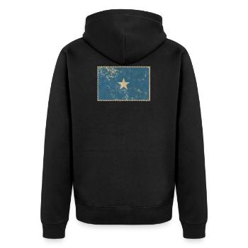 Somalie - Veste à capuche bio Premium Unisexe - noir - Dos - Nico (187cm)