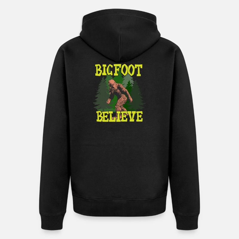 Bigfoot - Bigfoot Believe - Veste à capuche bio Premium Unisexe - noir